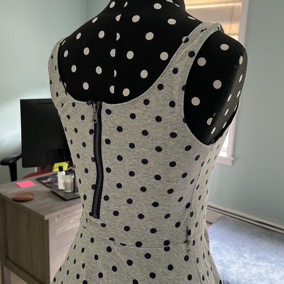 Express polka dot peplum top - Picture 2 of 2